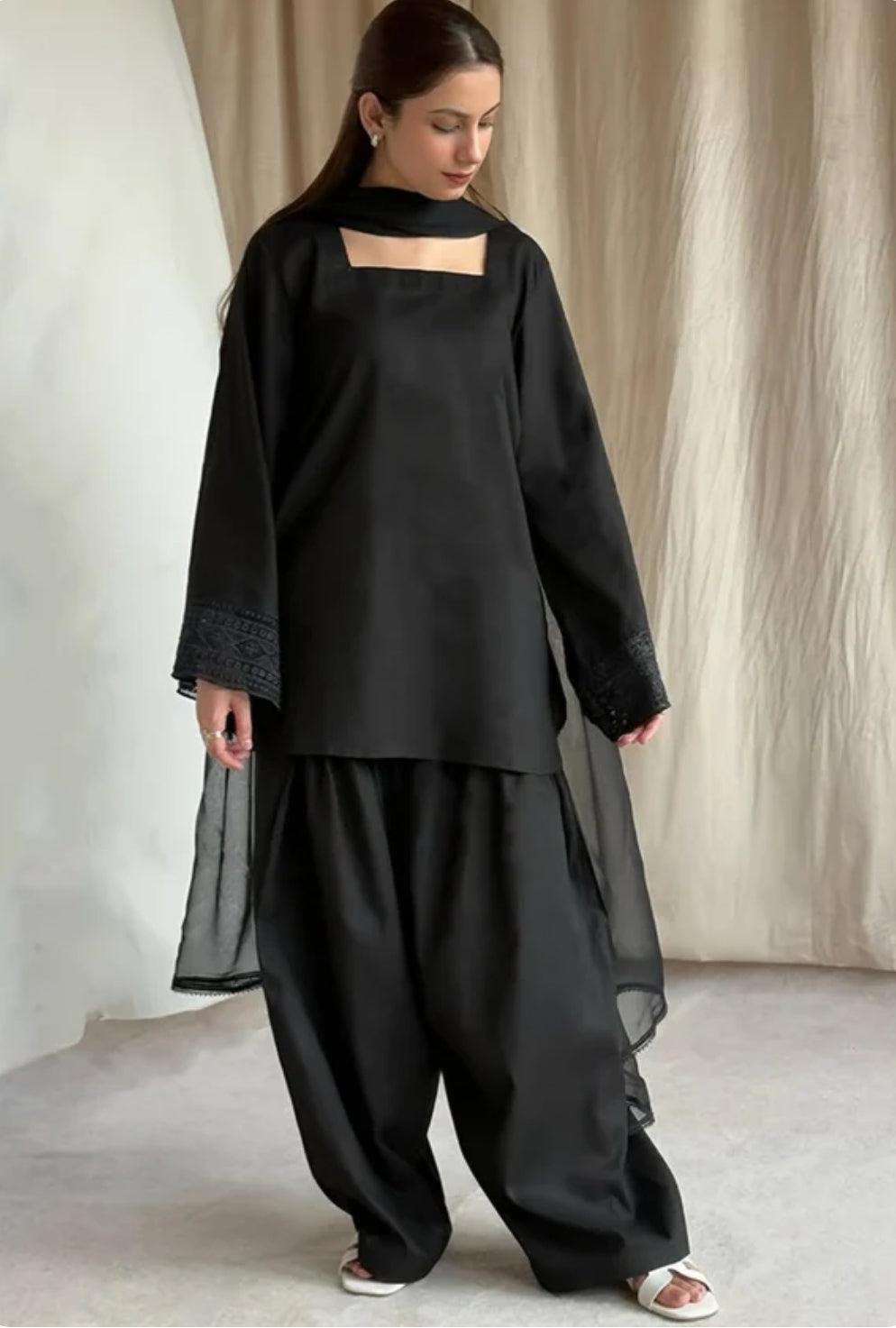 Siyah 3 piece suit